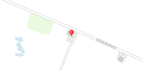 Trafikstøjkort på Odderupvej 22, 6880 Tarm