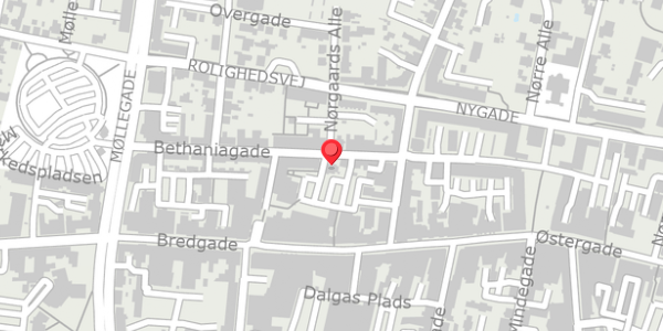 Trafikstøjkort på Bethaniagade 13, 7400 Herning