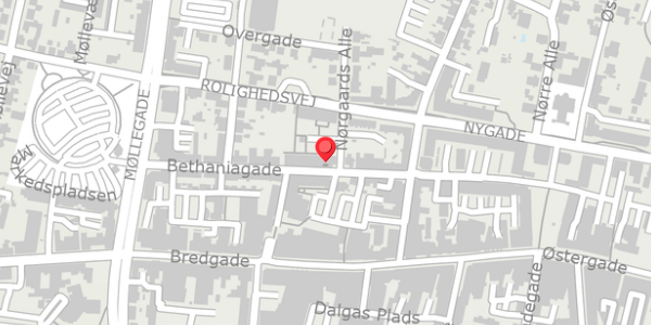 Trafikstøjkort på Bethaniagade 18, 7400 Herning