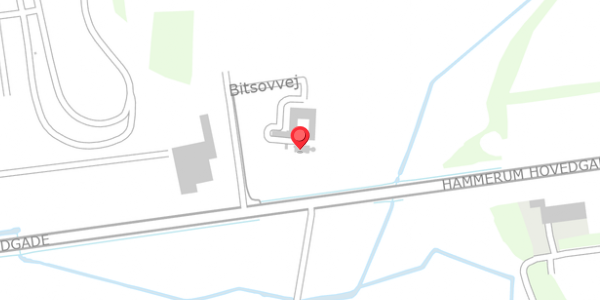 Trafikstøjkort på Bitsovvej 2, 7400 Herning