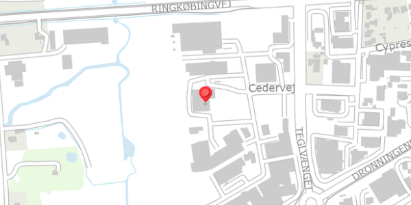 Trafikstøjkort på Cedervej 17, . , 7400 Herning
