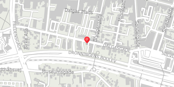 Trafikstøjkort på Dalgasgade 19, . , 7400 Herning
