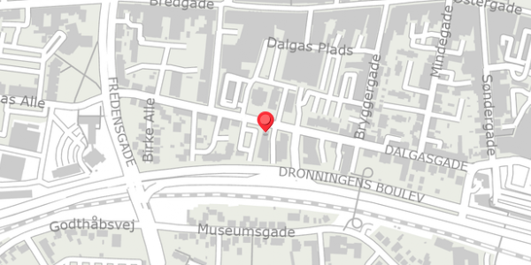 Trafikstøjkort på Dalgasgade 29B, . , 7400 Herning