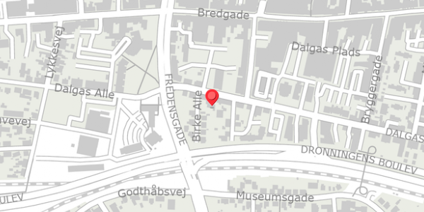 Trafikstøjkort på Dalgasgade 47, . , 7400 Herning
