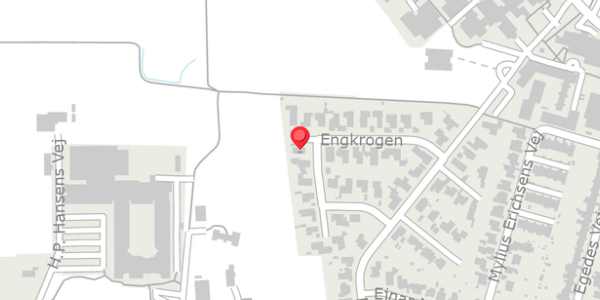 Trafikstøjkort på Engkrogen 21, 7400 Herning