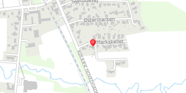 Trafikstøjkort på Markskellet 2, 7400 Herning