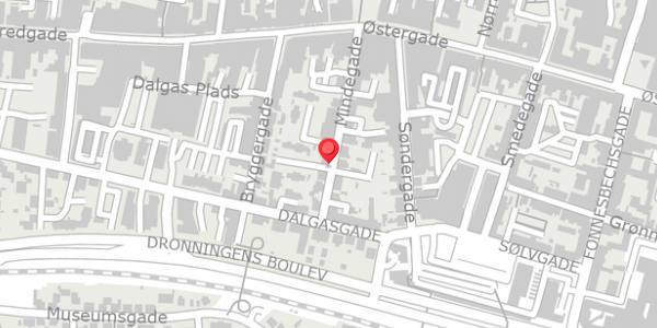 Trafikstøjkort på Mindegade 16, . , 7400 Herning