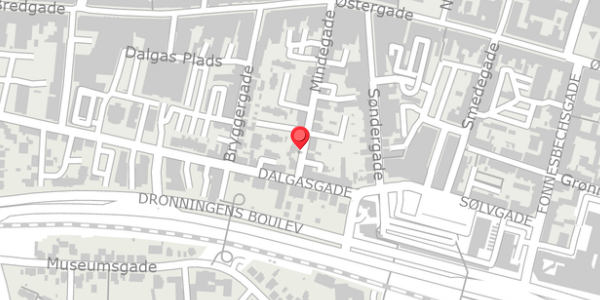 Trafikstøjkort på Mindegade 20, . , 7400 Herning