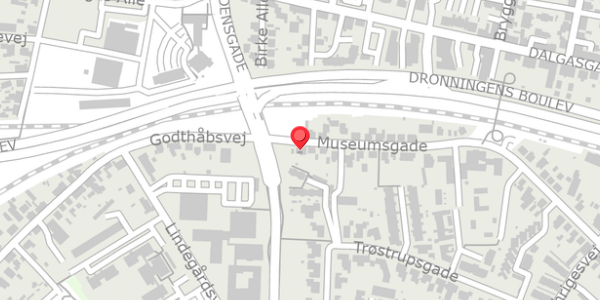 Trafikstøjkort på Museumsgade 2, . , 7400 Herning