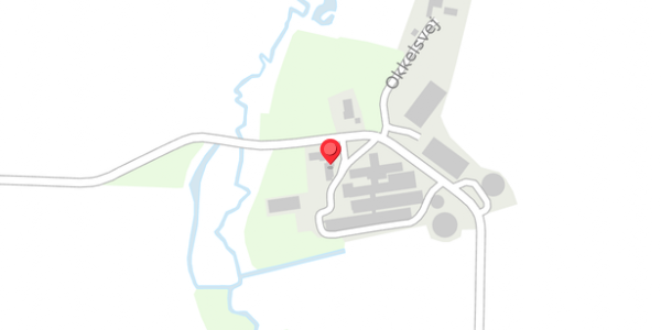 Trafikstøjkort på Okkelsvej 21, 7400 Herning