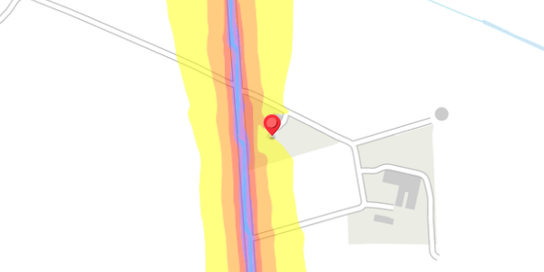 Trafikstøjkort på Skivevej 70, . , 7451 Sunds