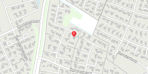 Trafikstøjkort på Spinkebjerg 21, 7400 Herning