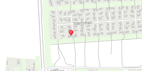 Trafikstøjkort på Ydertoften 6, 7400 Herning