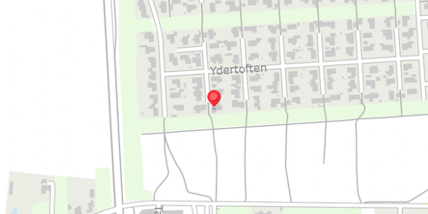 Trafikstøjkort på Ydertoften 8, 7400 Herning