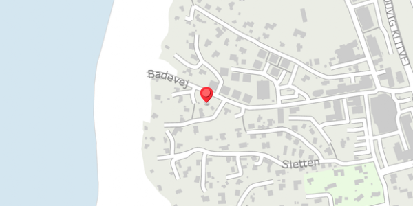 Trafikstøjkort på Badevej 39, . , 6950 Ringkøbing