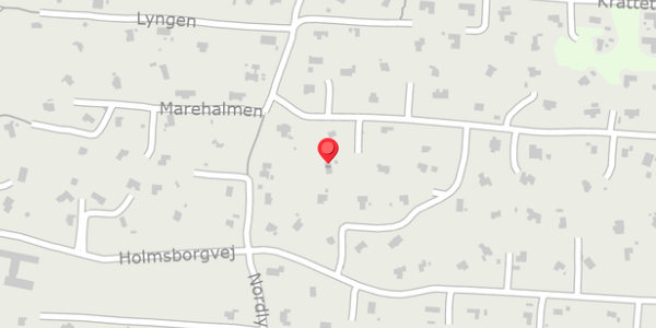 Trafikstøjkort på Marehalmen 49, 6950 Ringkøbing