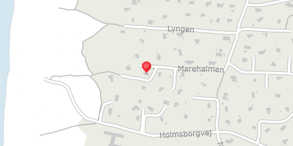Trafikstøjkort på Marehalmen 73, 6950 Ringkøbing
