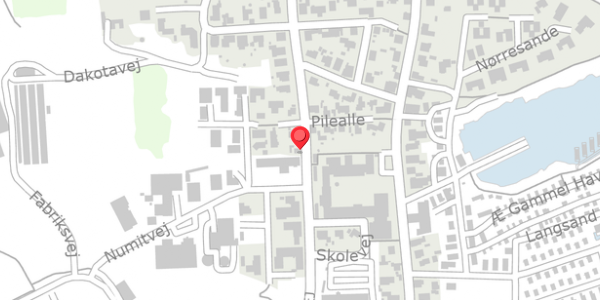 Trafikstøjkort på Parallelvej 11, 6960 Hvide Sande