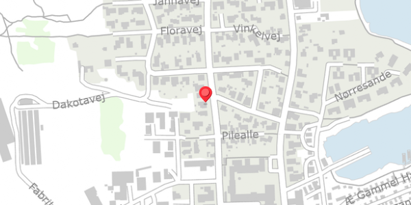 Trafikstøjkort på Parallelvej 19, 6960 Hvide Sande