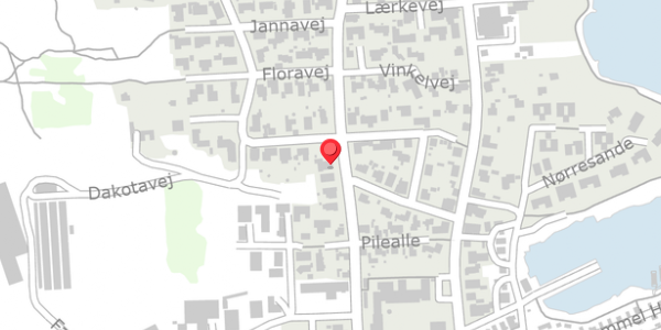 Trafikstøjkort på Parallelvej 23, 6960 Hvide Sande