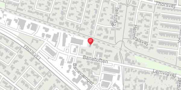 Trafikstøjkort på Banetoften 26, . , 7500 Holstebro