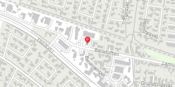 Trafikstøjkort på Banetoften 36, . , 7500 Holstebro