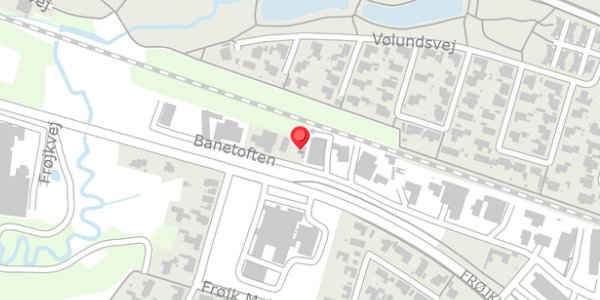 Trafikstøjkort på Banetoften 66, . , 7500 Holstebro