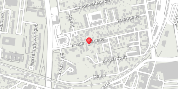 Trafikstøjkort på Fredericiagade 35, . , 7500 Holstebro