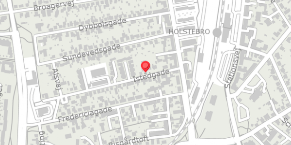 Trafikstøjkort på Istedgade 8, 7500 Holstebro