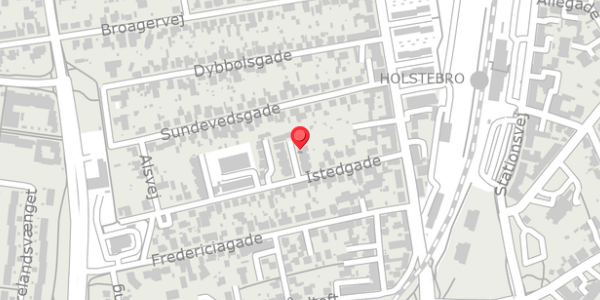 Trafikstøjkort på Istedgade 12C, . , 7500 Holstebro