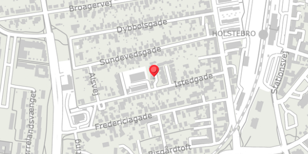 Trafikstøjkort på Istedgade 18A, . , 7500 Holstebro