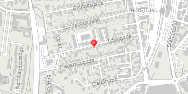 Trafikstøjkort på Istedgade 29, . , 7500 Holstebro