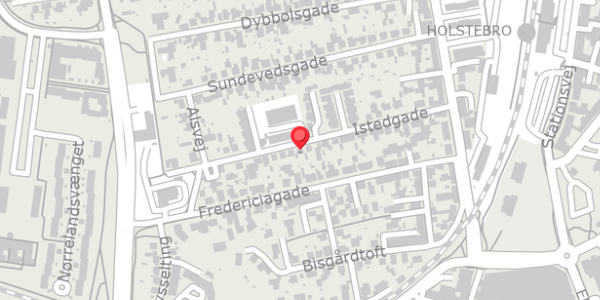 Trafikstøjkort på Istedgade 31, 7500 Holstebro