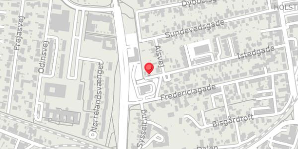 Trafikstøjkort på Istedgade 38, . , 7500 Holstebro