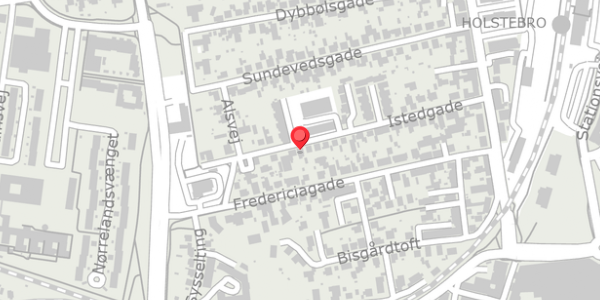 Trafikstøjkort på Istedgade 39, 7500 Holstebro