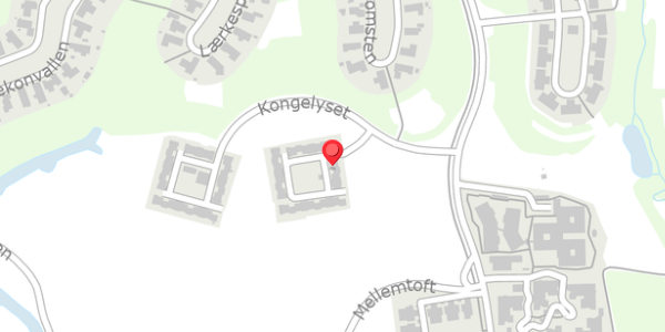 Trafikstøjkort på Kongelyset 1, . , 7500 Holstebro