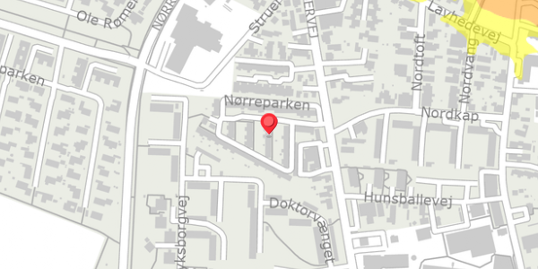 Trafikstøjkort på Nørreparken 21, 7500 Holstebro