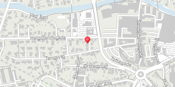 Trafikstøjkort på Tangsvej 2, 7500 Holstebro