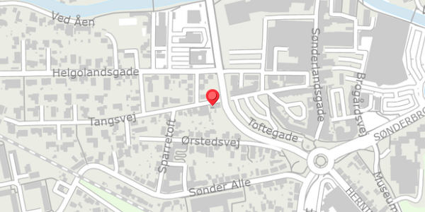 Trafikstøjkort på Tangsvej 13, 7500 Holstebro