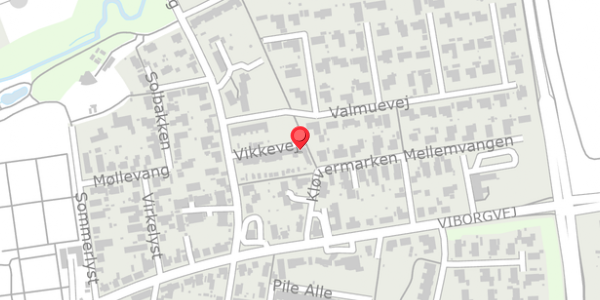Trafikstøjkort på Vikkevej 24, 7500 Holstebro
