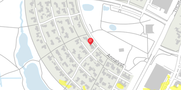 Trafikstøjkort på Annalyst 70, 7430 Ikast