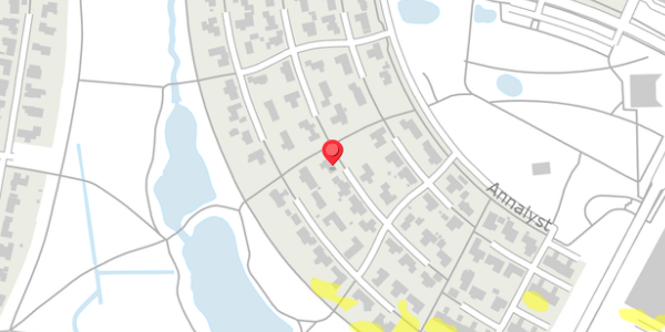 Trafikstøjkort på Annalyst 86, 7430 Ikast