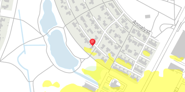 Trafikstøjkort på Annalyst 110, 7430 Ikast