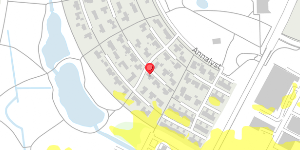 Trafikstøjkort på Annalyst 122, 7430 Ikast