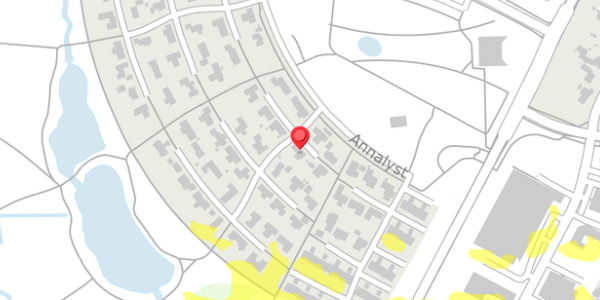 Trafikstøjkort på Annalyst 134, 7430 Ikast