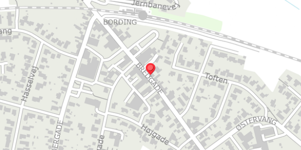 Trafikstøjkort på Bredgade 23, . , 7441 Bording