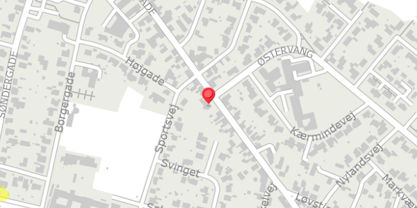 Trafikstøjkort på Bredgade 52, . , 7441 Bording