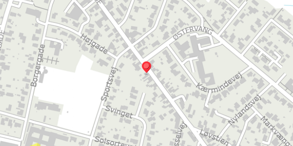 Trafikstøjkort på Bredgade 54, . , 7441 Bording