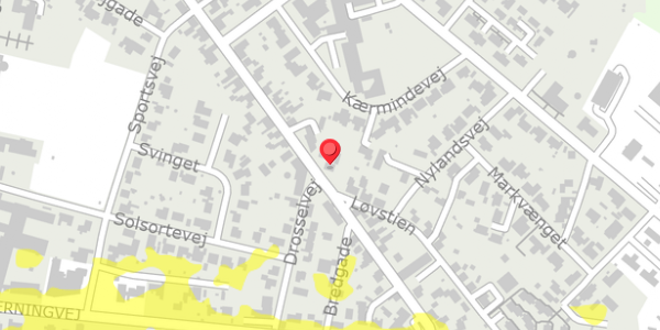 Trafikstøjkort på Bredgade 69, . , 7441 Bording