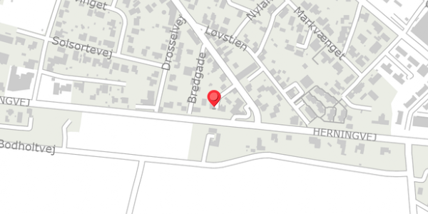 Trafikstøjkort på Bredgade 94, . , 7441 Bording